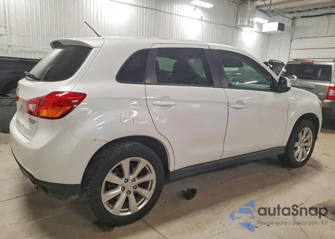 2015 Mitsubishi Outlander Sport Es from USA, damaged, VIN 4A4AP3AU3FE020444
